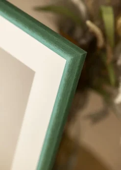 Ramme Cornwall Mørkegrøn - Valgfri Størrelse (Akrylglas)