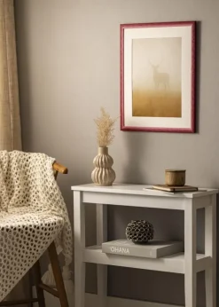 Ramme Cornwall Mørkerød - Valgfri Størrelse (Akrylglas)