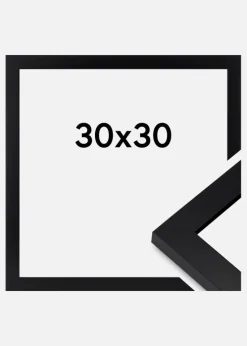 Ramme Deco Akrylglas Sort 30x30 cm