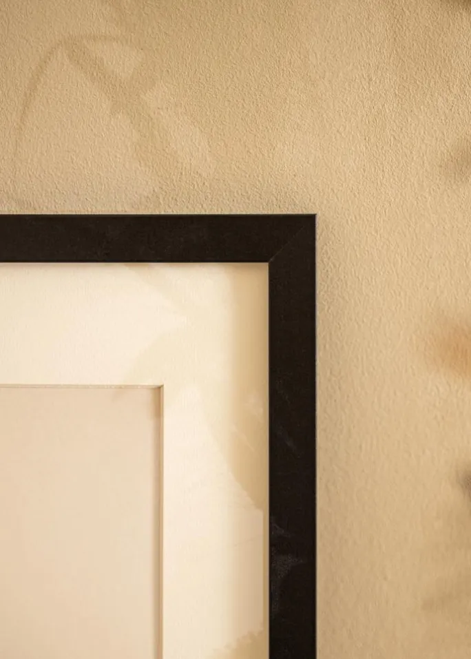 Ramme Deco Akrylglas Sort 30x30 cm