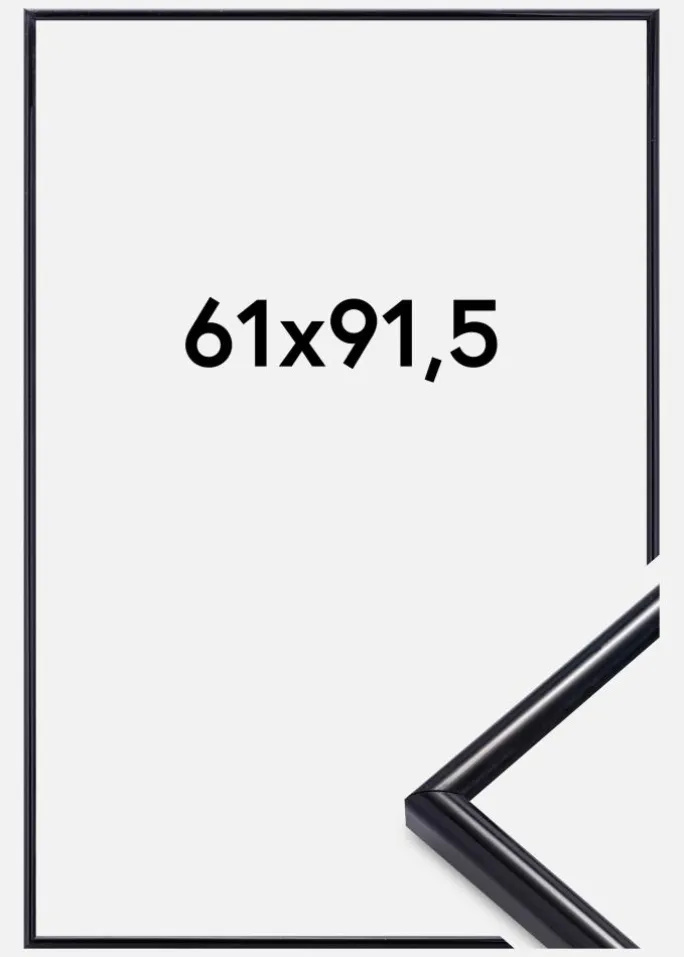 Ramme Decoline Akrylglas Sort 61x91,5 cm