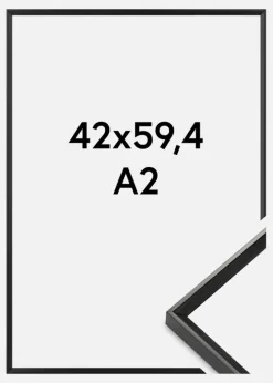 Ramme Desire Akrylglas Sort 42x59,4 cm (A2)