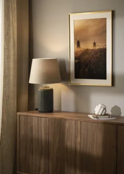 Ramme Desire Guld 40x50 cm - Passepartout Hvid 30x40 cm