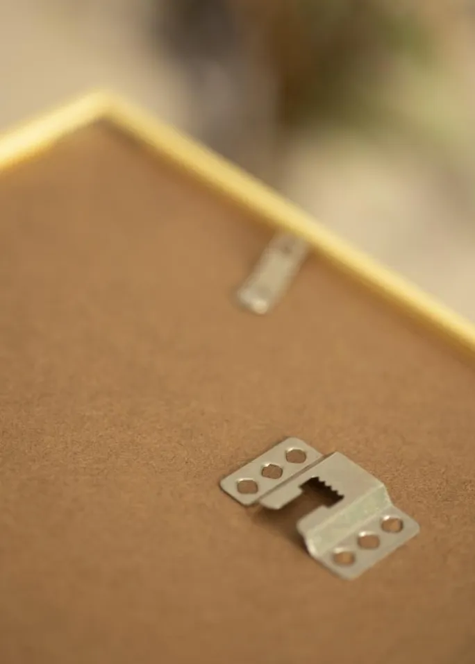 Ramme Desire Guld 40x60 cm - Passepartout Hvid 25x50 cm