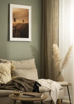 Ramme Desire Hvid 30x40 cm - Passepartout Hvid 21x29,7 cm (A4)