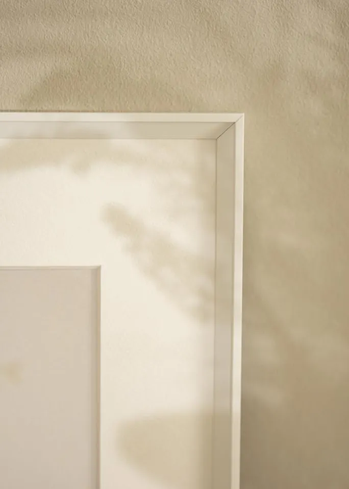Ramme Desire Hvid 30x40 cm - Passepartout Hvid 21x30 cm