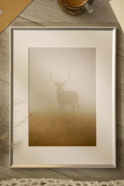 Ramme Desire Sølv 20x30 cm - Passepartout Hvid 15x21 cm (A5)