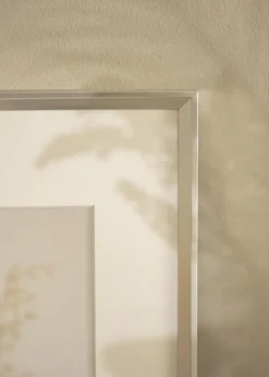 Ramme Desire Sølv 40x50 cm - Passepartout Hvid 28x35 cm