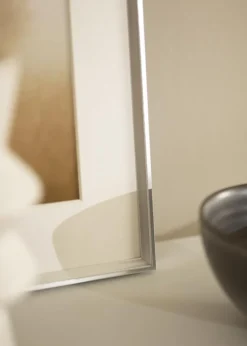 Ramme Desire Sølv 40x50 cm - Passepartout Hvid 29,7x42 cm (A3)