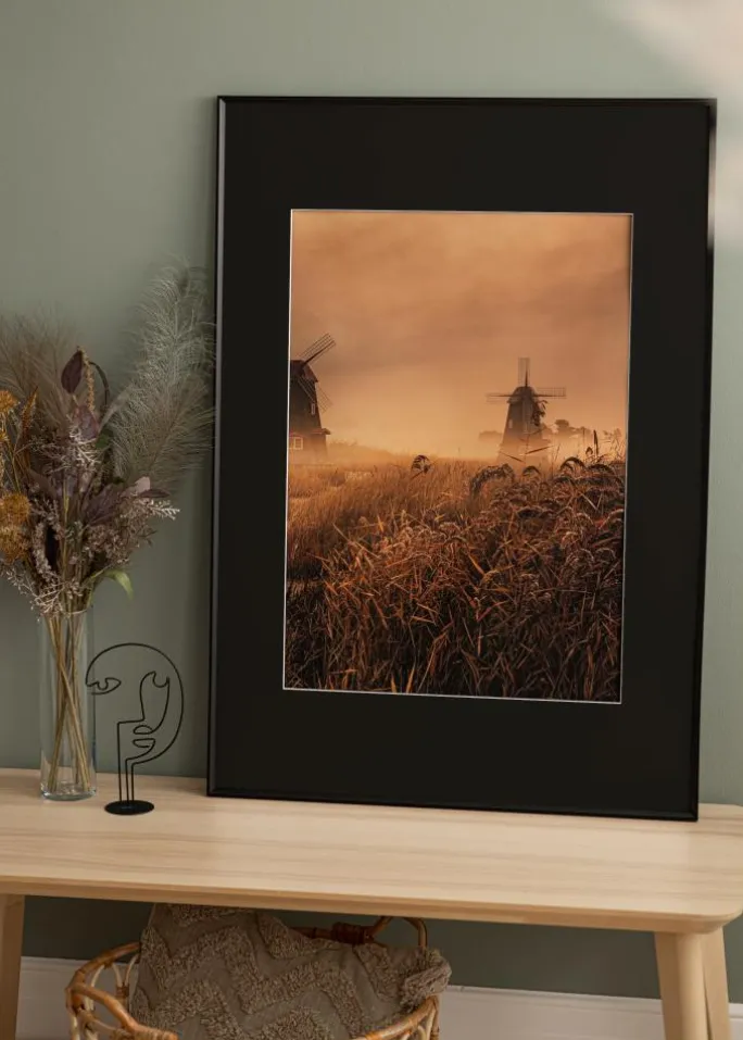 Ramme Desire Sort 20x30 cm - Passepartout Sort 10x20 cm