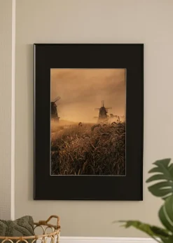 Ramme Desire Sort 40x50 cm - Passepartout Sort 27x35 cm