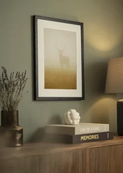 Ramme Devon Sort - Valgfri Størrelse (Akrylglas)