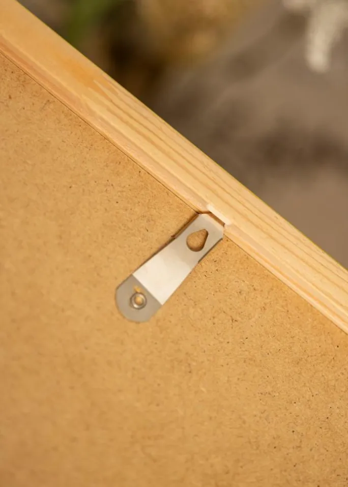 Ramme Diana Gul 40x50 cm - Passepartout Hvid 31,5x40 cm