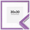 Ramme Diana Lilla 30x30 cm - Passepartout Hvid 8x8 inches