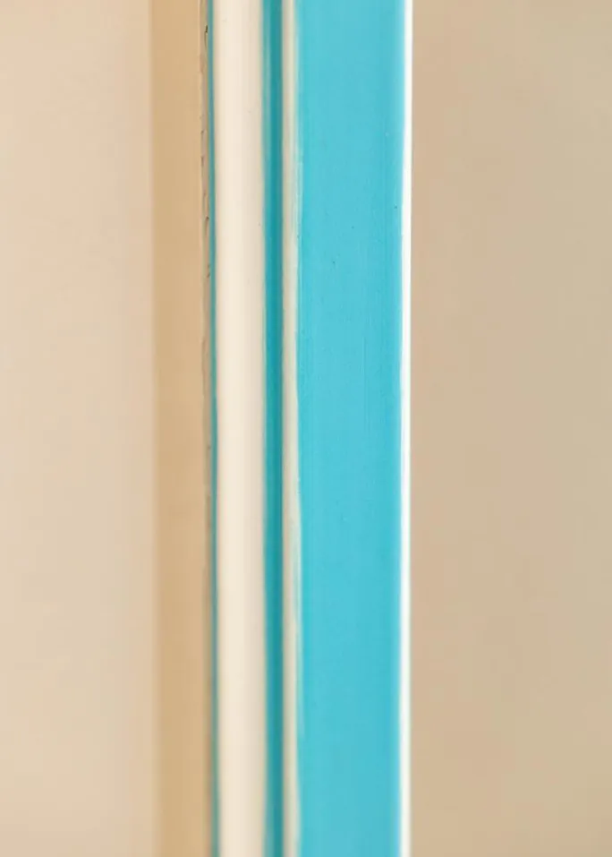Ramme Diana lyseblå 50x70 cm - Passepartout Hvid 33x56 cm