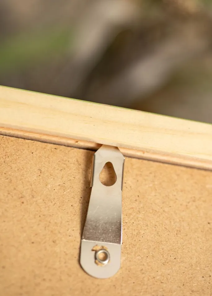 Ramme Diana Lysegrøn 50x50 cm - Passepartout Hvid 40x40 cm