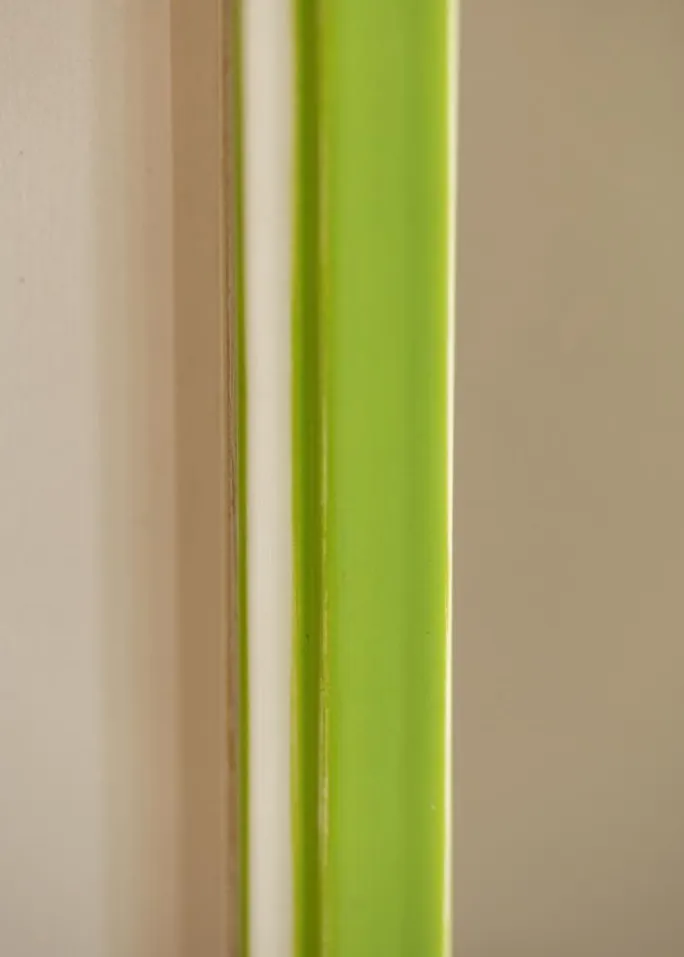 Ramme Diana Lysegrøn 60x80 cm - Passepartout Hvid 50x65 cm