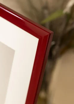 Ramme Dorset Mørkerød - Valgfri Størrelse (Akrylglas)