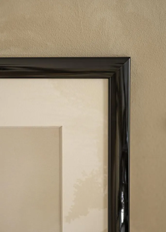 Ramme Dorset Sort - Valgfri Størrelse (Akrylglas)