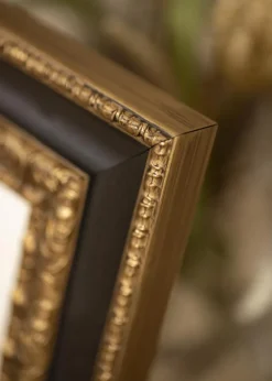 Ramme Drottningholm Guld - Valgfri Størrelse (Plexiglas)