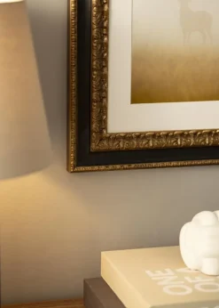 Ramme Drottningholm Guld - Valgfri Størrelse (Plexiglas)