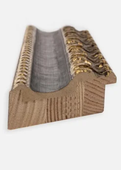 Ramme Drottningholm Guld - Valgfri Størrelse (Plexiglas)