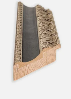 Ramme Drottningholm Sølv - Valgfri Størrelse (Plexiglas)