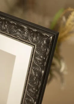 Ramme Durham Sort - Valgfri Størrelse (Akrylglas)