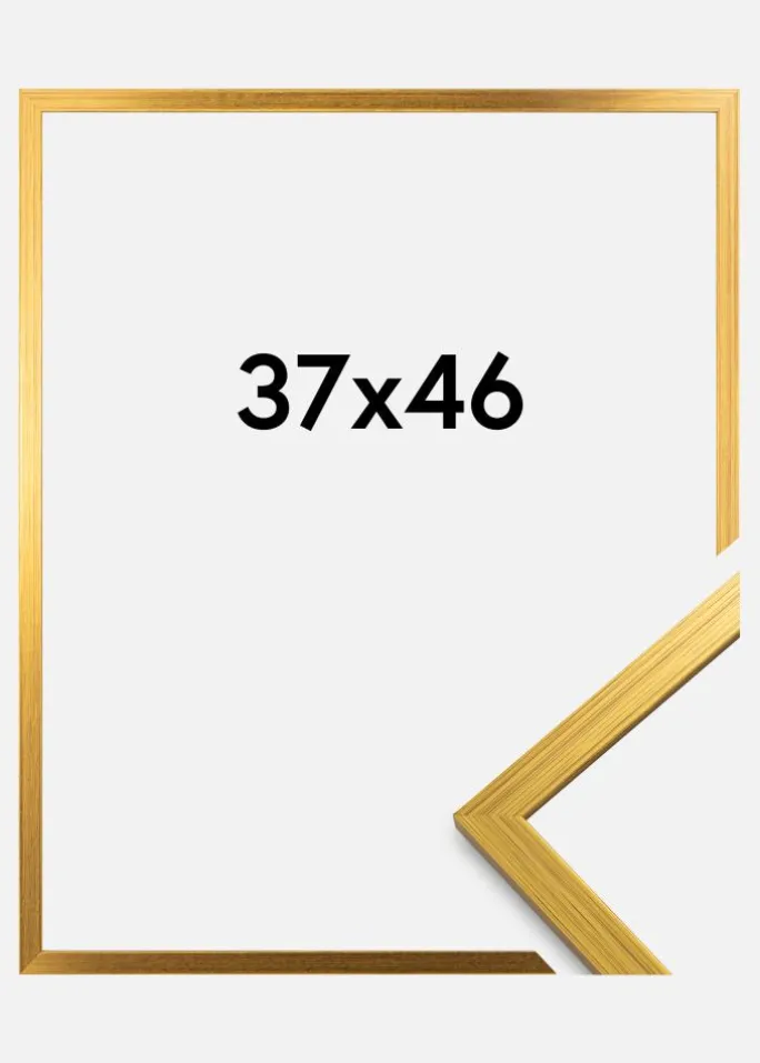 Ramme Edsbyn Akrylglas Guld 37x46 cm
