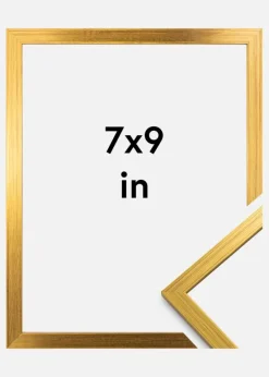 Ramme Edsbyn Akrylglas Guld 7x9 inches (17,78x22,86 cm)