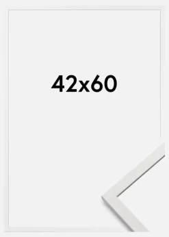 Ramme Edsbyn Akrylglas Hvid 42x60 cm