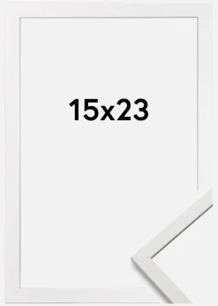 Ramme Edsbyn Akrylglas Hvid 15x23 cm