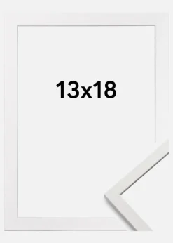 Ramme Edsbyn Akrylglas Hvid 13x18 cm