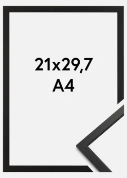 Ramme Edsbyn Akrylglas Sort 21x29,7 cm (A4)