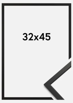 Ramme Edsbyn Akrylglas Sort 32x45 cm