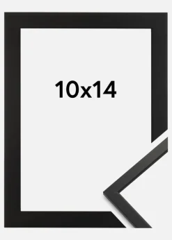 Ramme Edsbyn Akrylglas Sort 10x14 cm