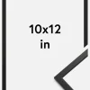 Ramme Edsbyn Akrylglas Sort 10x12 inches (25,4x30,48 cm)