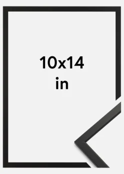 Ramme Edsbyn Akrylglas Sort 10x14 inches (25,4x35,56 cm)