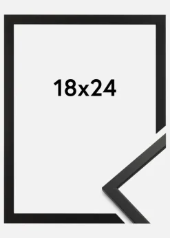 Ramme Edsbyn Akrylglas Sort 18x24 cm