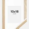 Ramme Edsbyn Eg 10x18 cm - Passepartout Hvid 8x10 cm