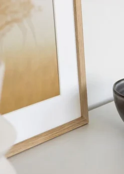 Ramme Edsbyn Eg 50x55 cm - Passepartout Hvid 40x45 cm