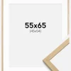 Ramme Edsbyn Eg 55x65 cm - Passepartout Hvid 46x55 cm