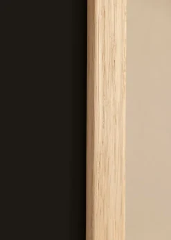 Ramme Edsbyn Eg 40x70 cm - Passepartout Sort 28x58 cm