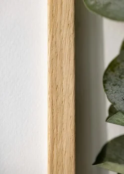 Ramme Edsbyn Eg 20x35 cm - Passepartout Hvid 10x25 cm