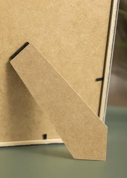 Ramme Edsbyn Grafit 18x18 cm - Passepartout Hvid 12x12 cm