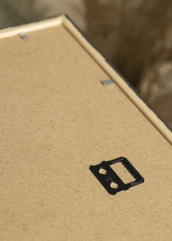 Ramme Edsbyn Grafit 50x70 cm - Passepartout Hvid 33x56 cm