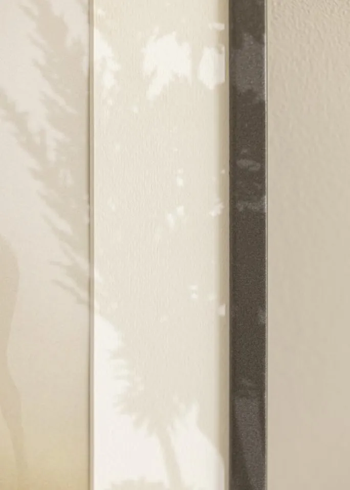 Ramme Edsbyn Grafit 9x12 cm - Passepartout Hvid 6x9 cm