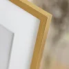 Ramme Edsbyn Guld 50x60 cm - Passepartout Hvid 14x18 inches