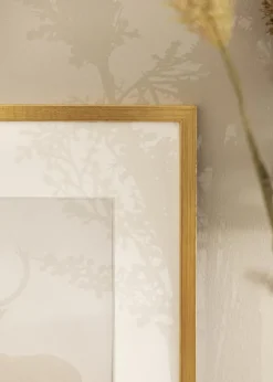 Ramme Edsbyn Guld 45x50 cm - Passepartout Hvid 34x41 cm