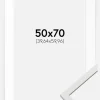 Ramme Edsbyn Hvid 50x70 cm - Passepartout Hvid 16x24 inches (40,64x60,96 cm)